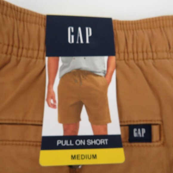 Gap Men's Brown Sugar Pull-On Shorts Medium NWT $39.95 - Picture 2 of 5